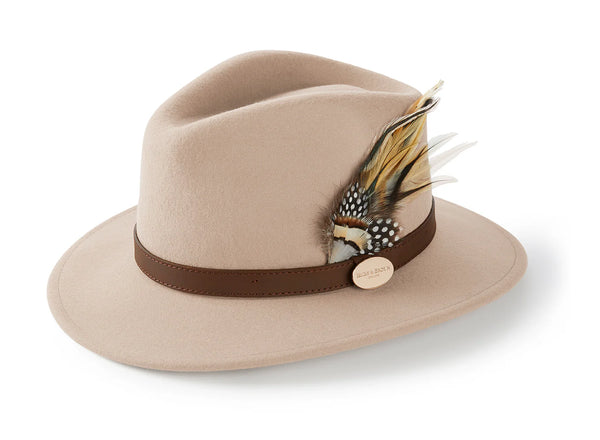 Hicks & Brown Suffolk Fedora Classic Feather