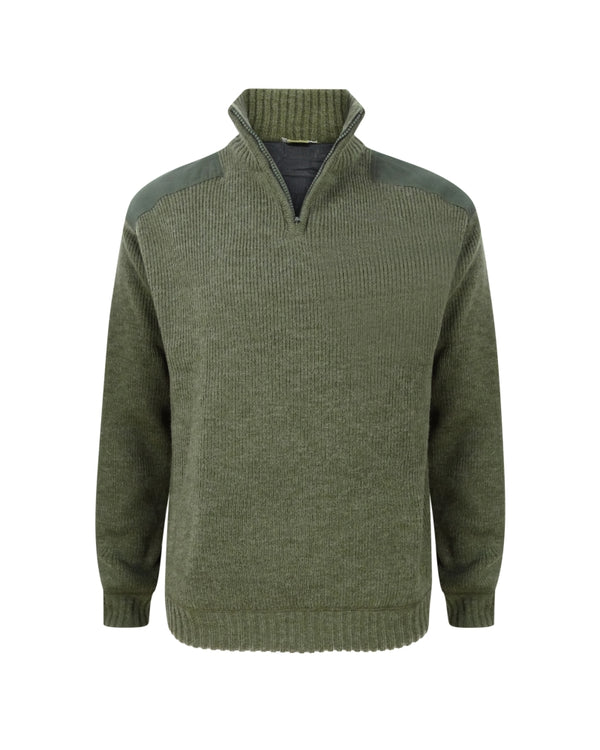 Hoggs of Fife Hebrides Zip Neck Pullover