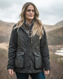Hoggs of Fife Caledonia Ladies Wax Jacket