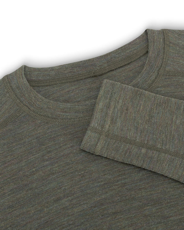 Hoggs of Fife Merino Wool Crew Neck Base Layer