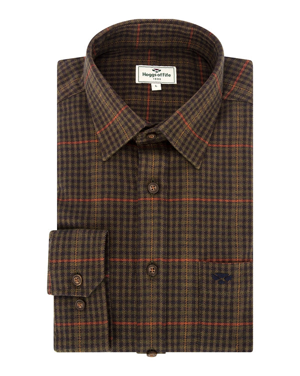 Hoggs of Fife Harris Cotton/Wool Twill Shirt