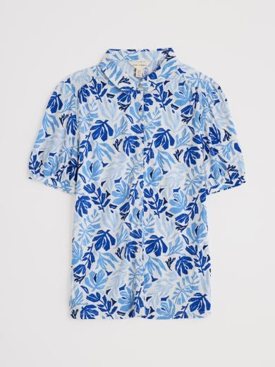 Seasalt Embrace Shirt Cut Out Seaweed Chalk