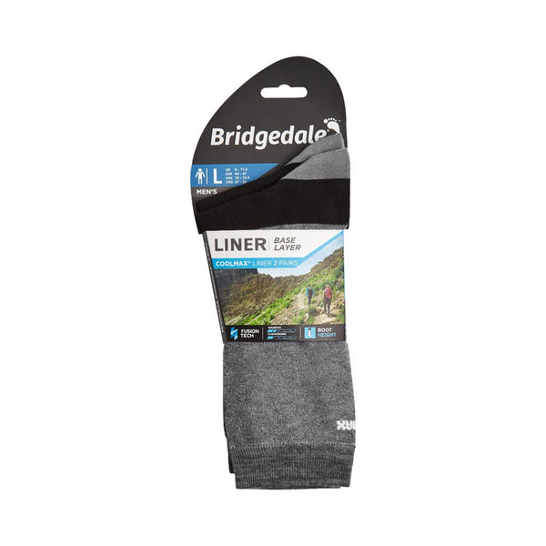 Bridgedale Liner Base Layer Coolmax Twin Pack