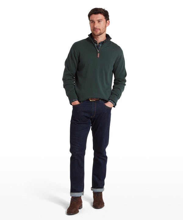 Schoffel Calton Cotton Cashmere 1/4 Zip