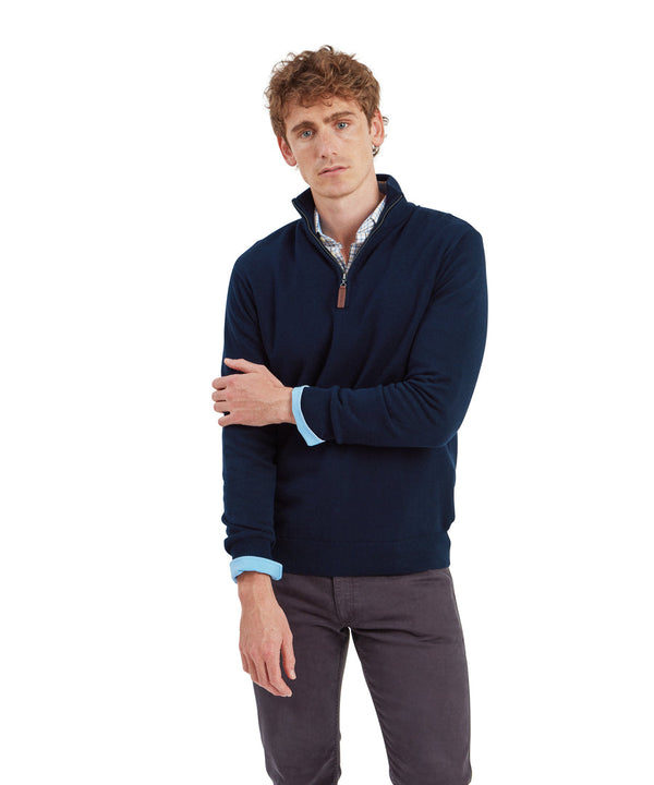 Schoffel Calton Cotton Cashmere 1/4 Zip