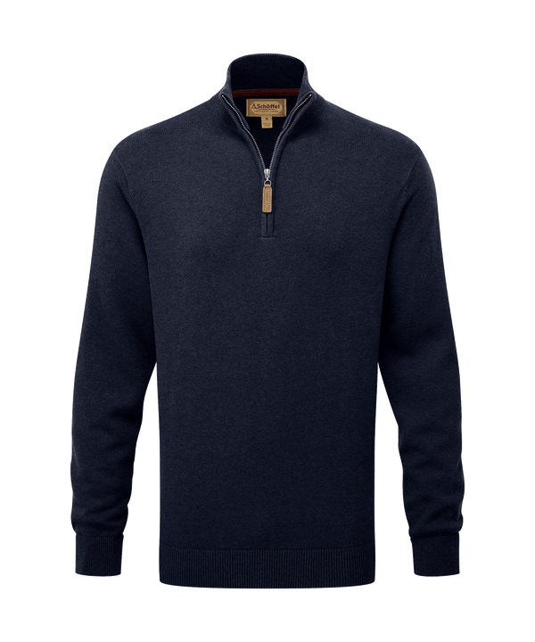 Schoffel Calton Cotton Cashmere 1/4 Zip