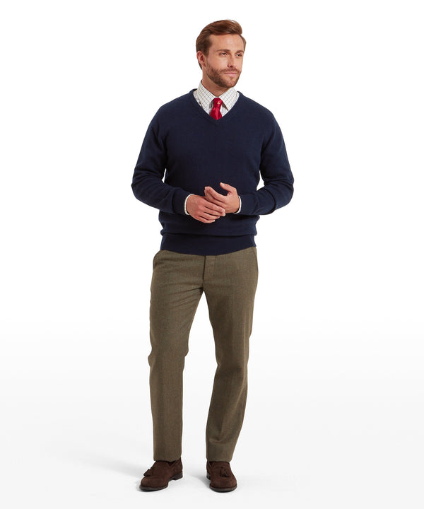 SCHOFFEL LEWIS LAMBSWOOL V NECK