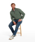 Schoffel Porthmeor Pima Cotton Quarter Zip Jumper