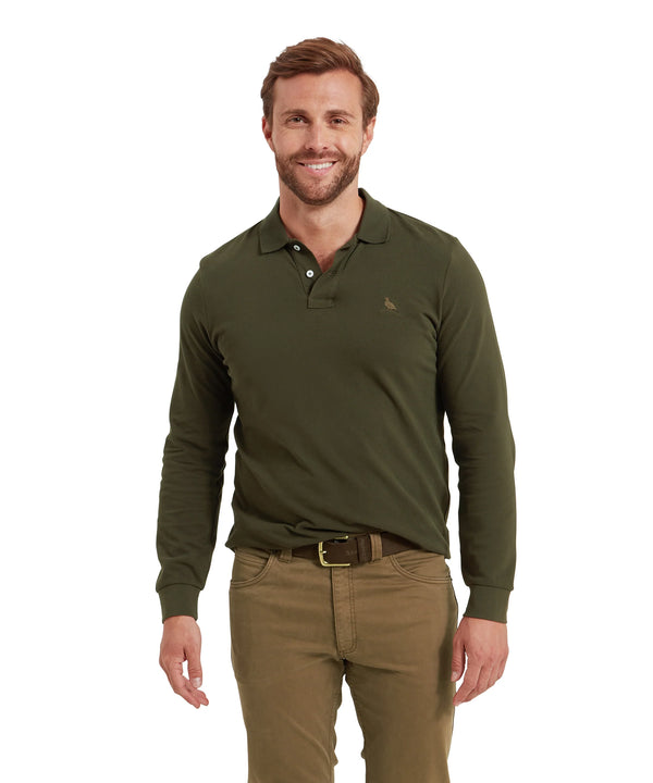 Schoffel St Ives Long Sleeve Polo Shirt