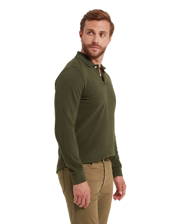 Schoffel St Ives Long Sleeve Polo Shirt