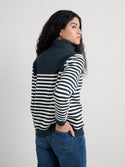 Seasalt 1/4 Zip Navigation Sweatshirt
