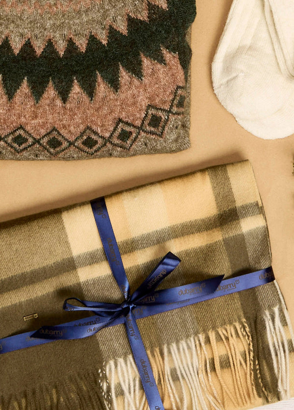 Dubarry Kinvarra Wool Check Scarf